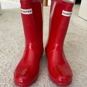 Hunter Women’s Original Short Gloss Red Rain Boots